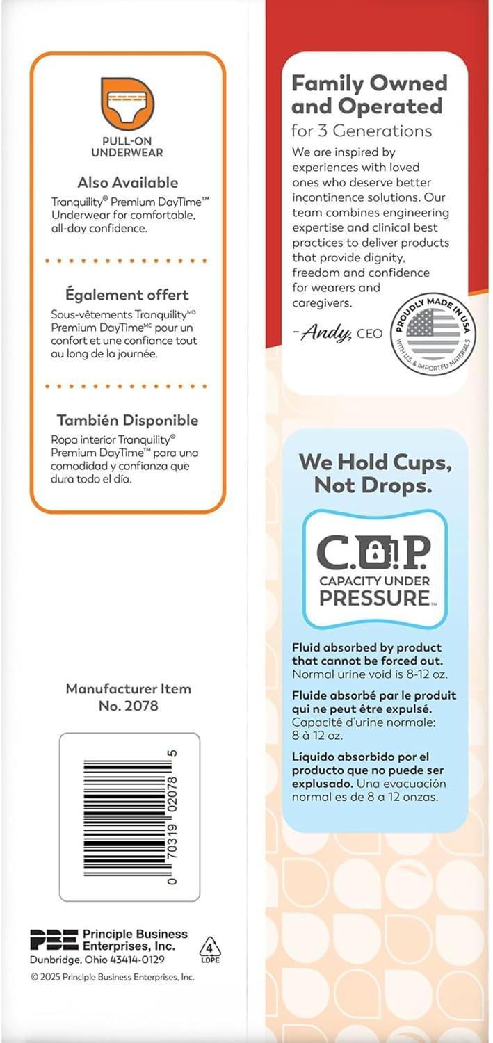 image:imagePrinciple Business ENT Tranquility Adult Liner Pack of 30 Size 24 x 9