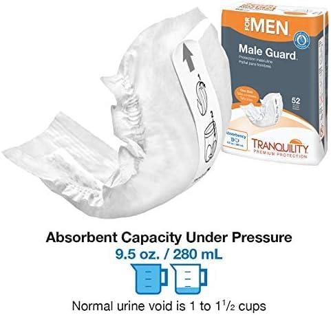 image:imageTranquility Male Guards Premium Incontinence Shields for Maximum Absorbency Adhesive Strip for Secure Placement Discreet Design One Size 104ct Case104