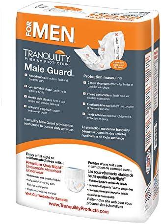image:imageTranquility Male Guards Premium Incontinence Shields for Maximum Absorbency Adhesive Strip for Secure Placement Discreet Design One Size 104ct Case52