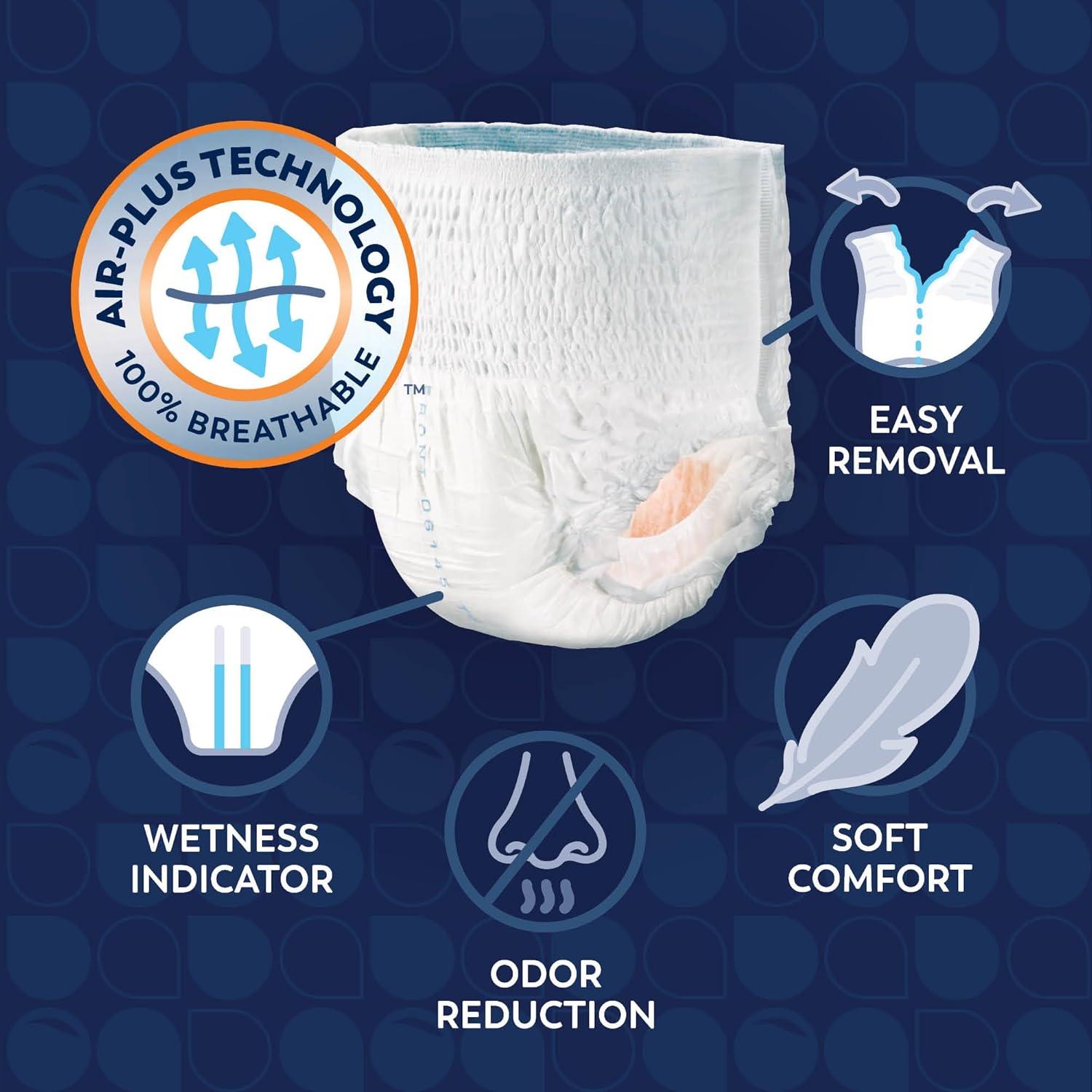 image:imageTranquility Premium Overnight Disposable Absorbent Underwear DAU XL 56 ctLarge 64 Count