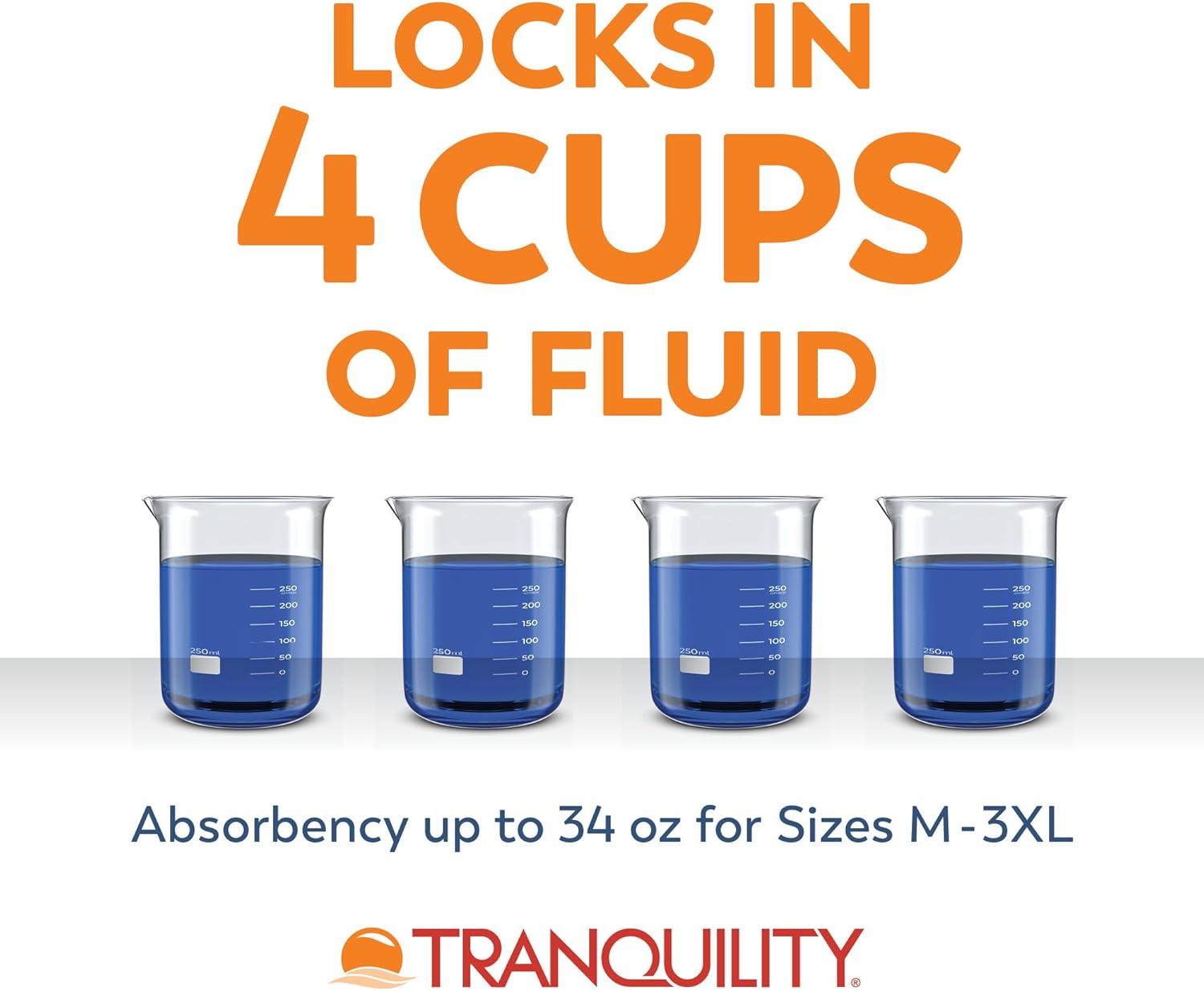 image:imageTranquility Premium Overnight Disposable Absorbent Underwear DAU XL 56 ctXSmall 22 Count