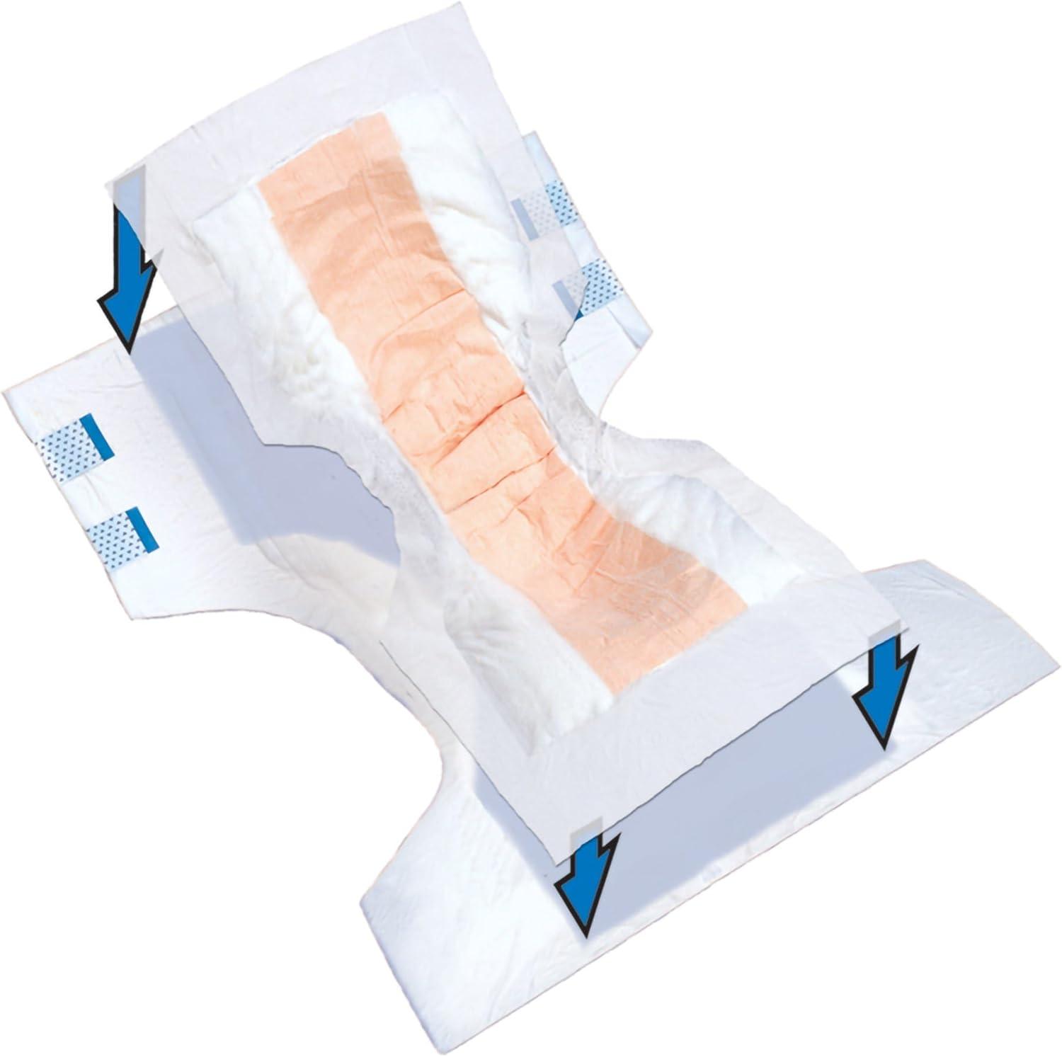 image:imageTranquility TopLiner Disposable Absorbent Booster Contour Pads for Bowel Incontinence SuperPlus 32 x 14 12 ct