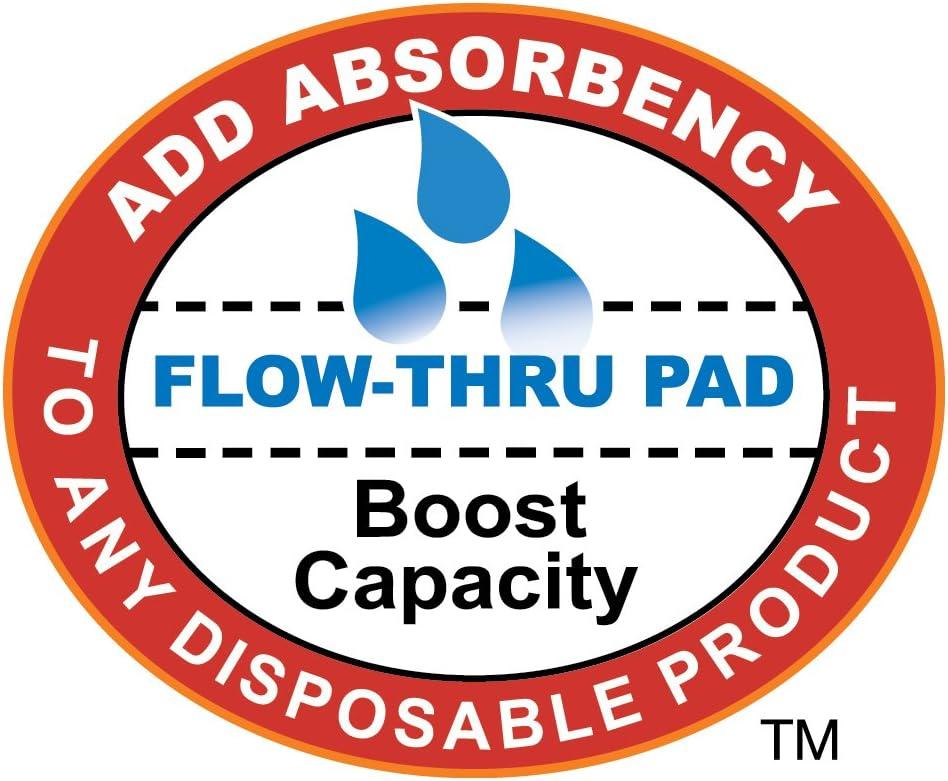 image:imageTranquility TopLiner Disposable Booster Pads Super 15 x 425 FlowThrough Design with Adhesive Strip for Max Absorption Adult Unisex 200ct Case25 Count Pack of 8